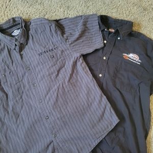 Mens Harley Button Ups Size Large